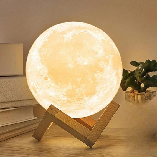 3D Color Changing Moon Light Lamp